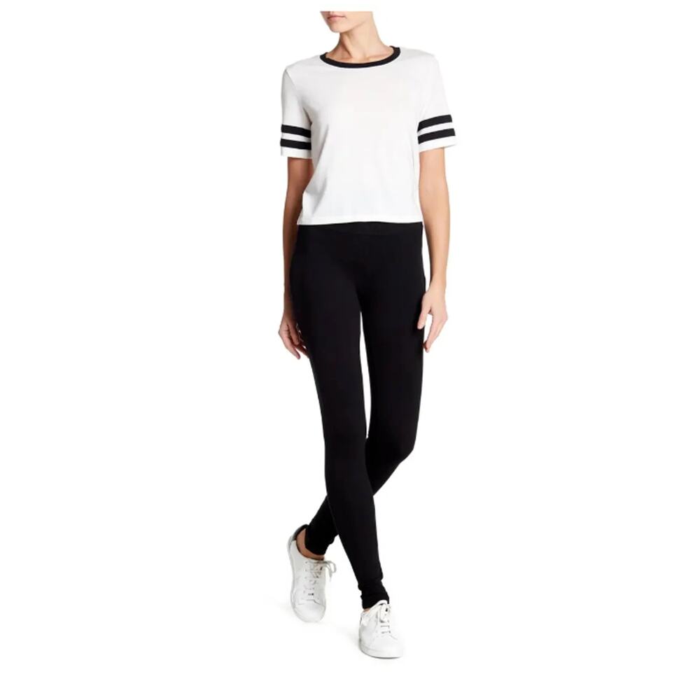 NWT Abound Black Stretch High Rise Waist Athletic Leggings Women's Size Medium
